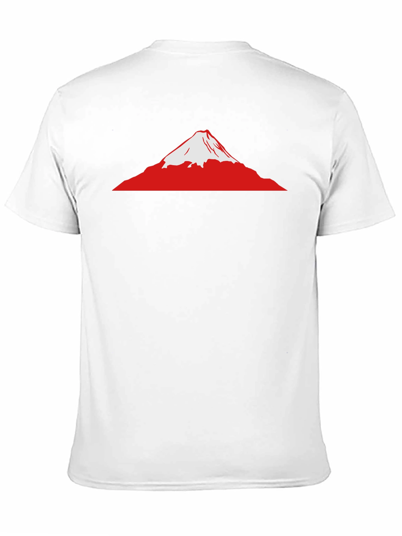 Mount Fuji Graphic Tee - Black Cotton T-Shirt