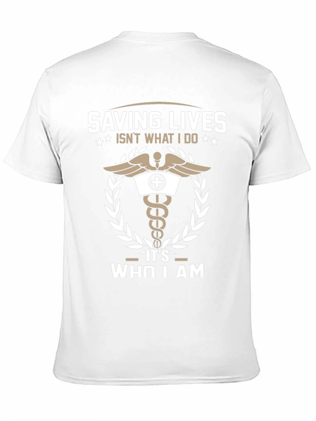 Saving Lives T-Shirt - Medical Caduceus Design