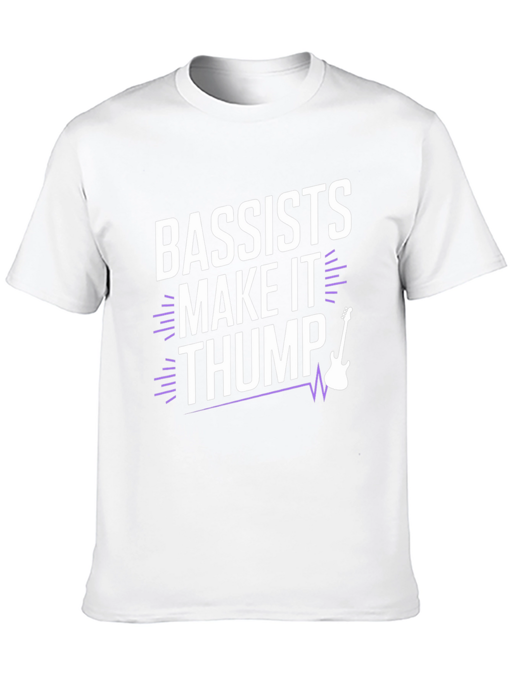 Bassists Make It Thump Graphic Tee - Black
