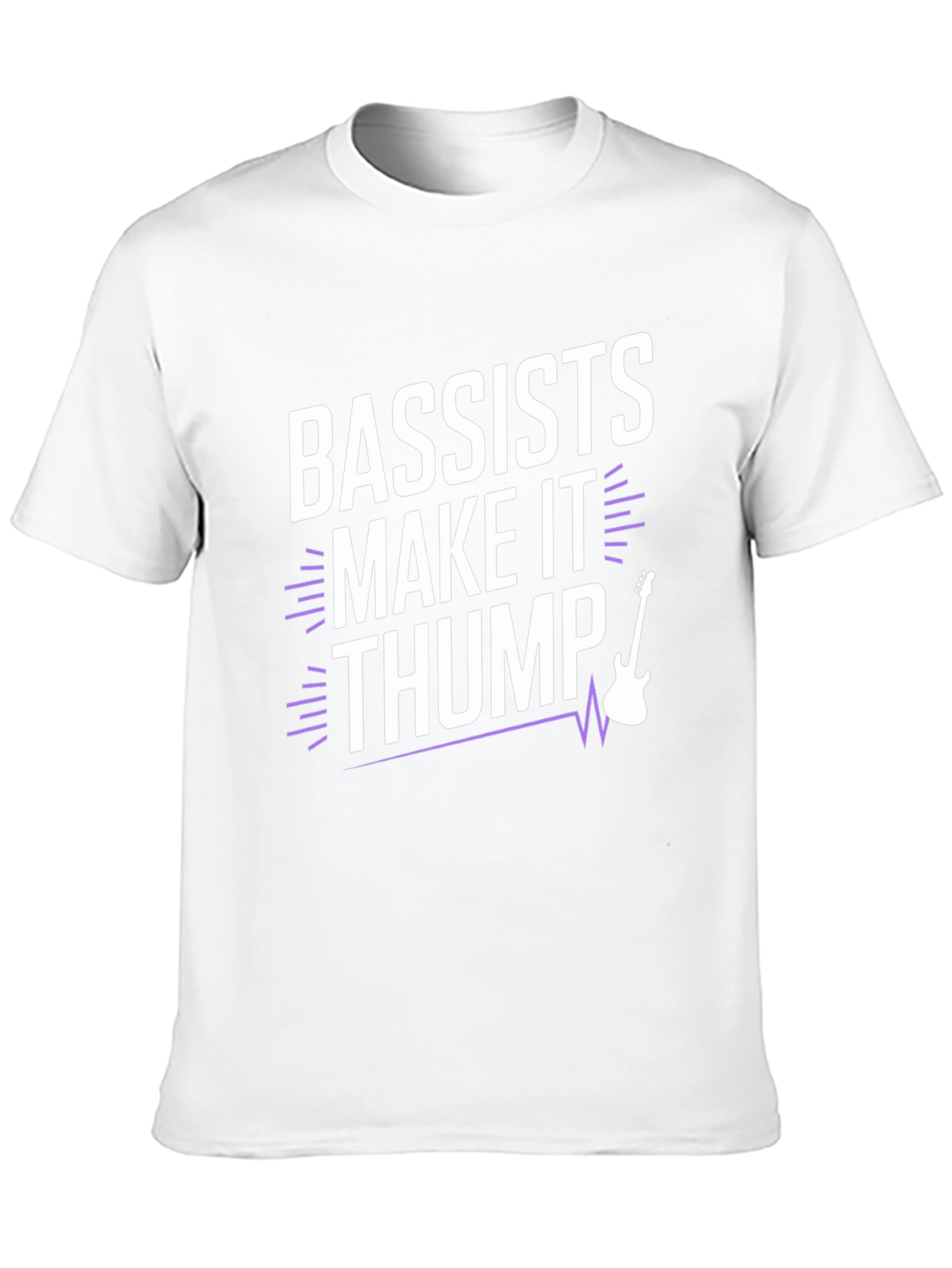 Bassists Make It Thump Graphic Tee - Black