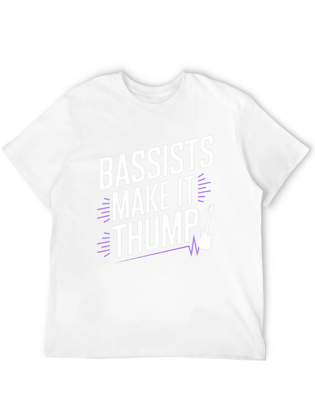 Bassists Make It Thump Graphic Tee - Black