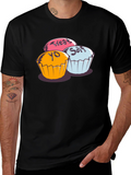 Treat Yo Self Cupcake Graphic T-Shirt - Soft Cotton
