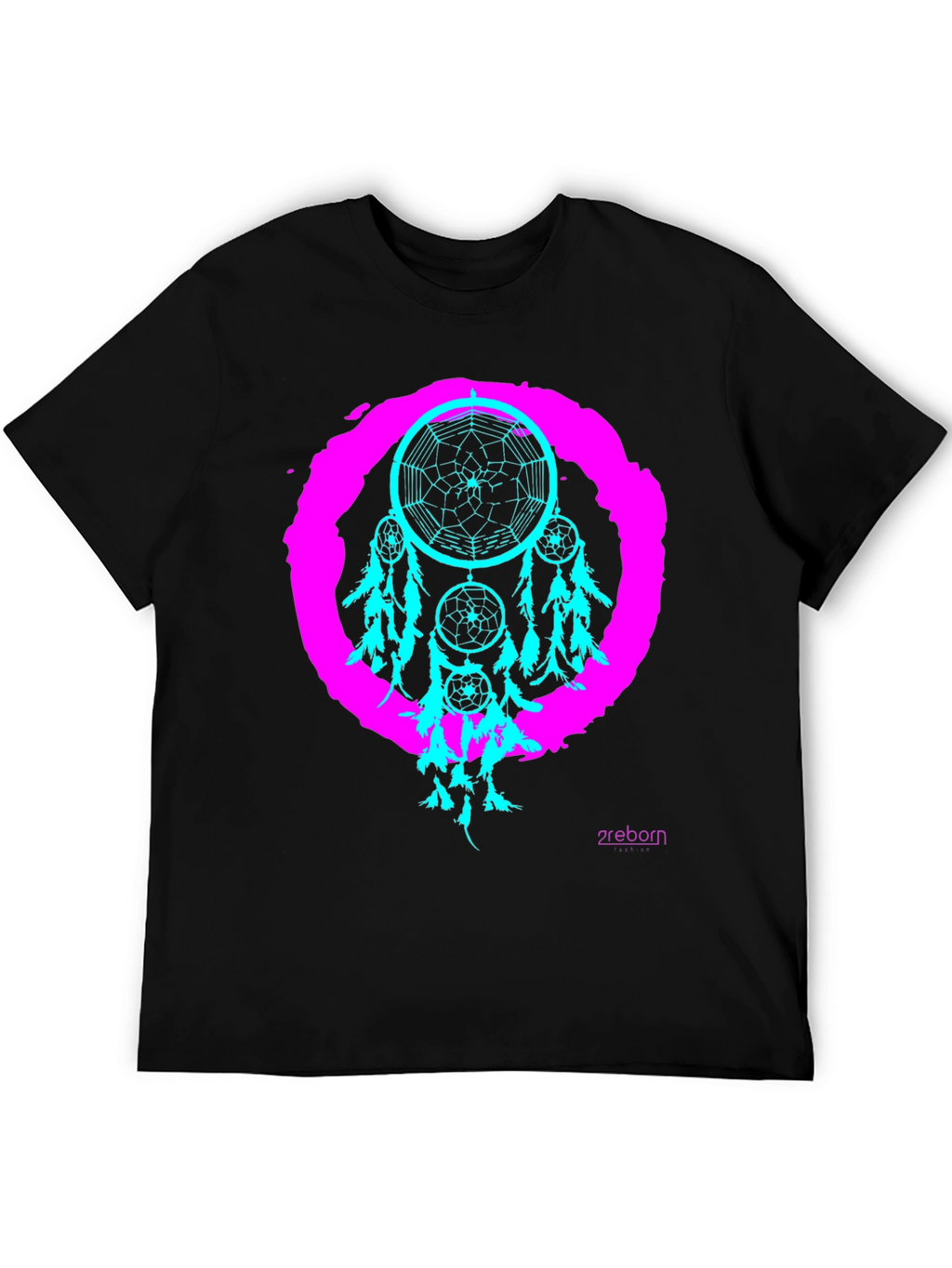 Dreamcatcher Graphic Tee - Black Cotton T-Shirt