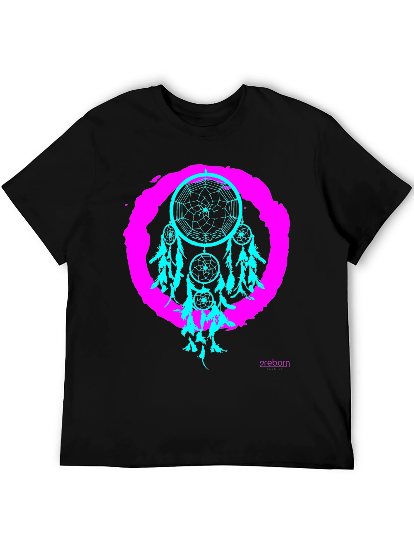 Dreamcatcher Graphic Tee - Black Cotton T-Shirt