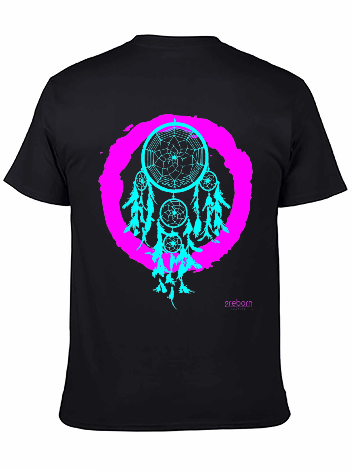 Dreamcatcher Graphic Tee - Black Cotton T-Shirt