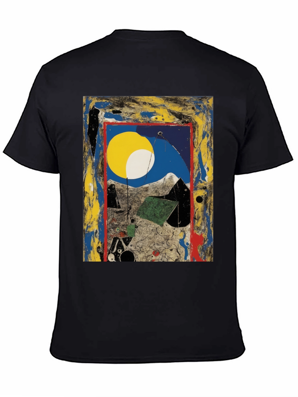 Abstract Art Print Tee - Modern Artistic Fashion