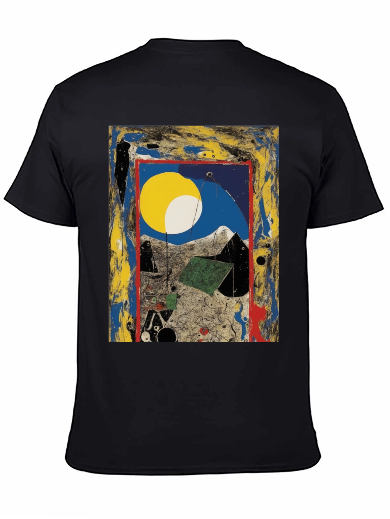 Abstract Art Print Tee - Modern Artistic Fashion