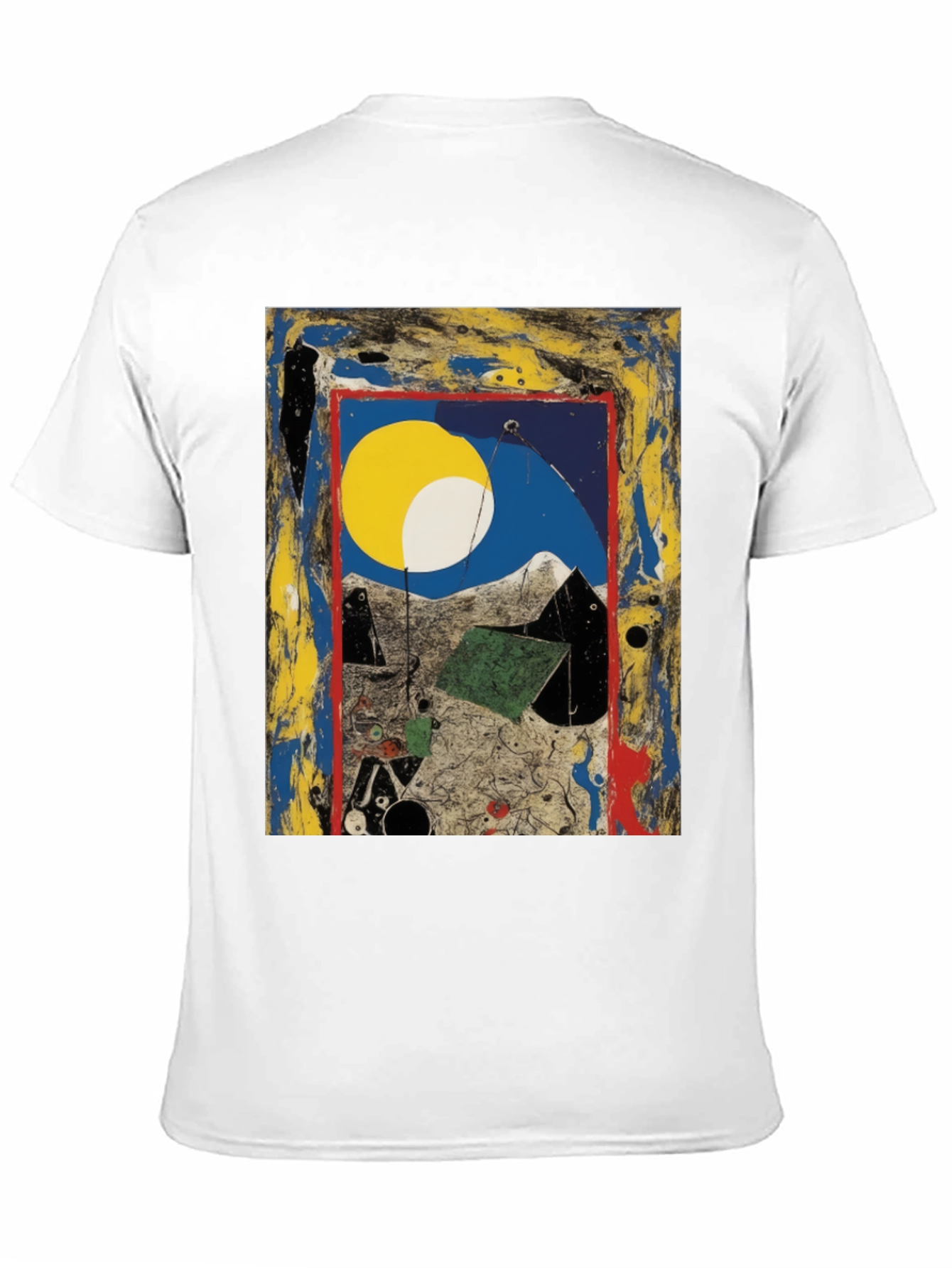 Abstract Art Print Tee - Modern Artistic Fashion