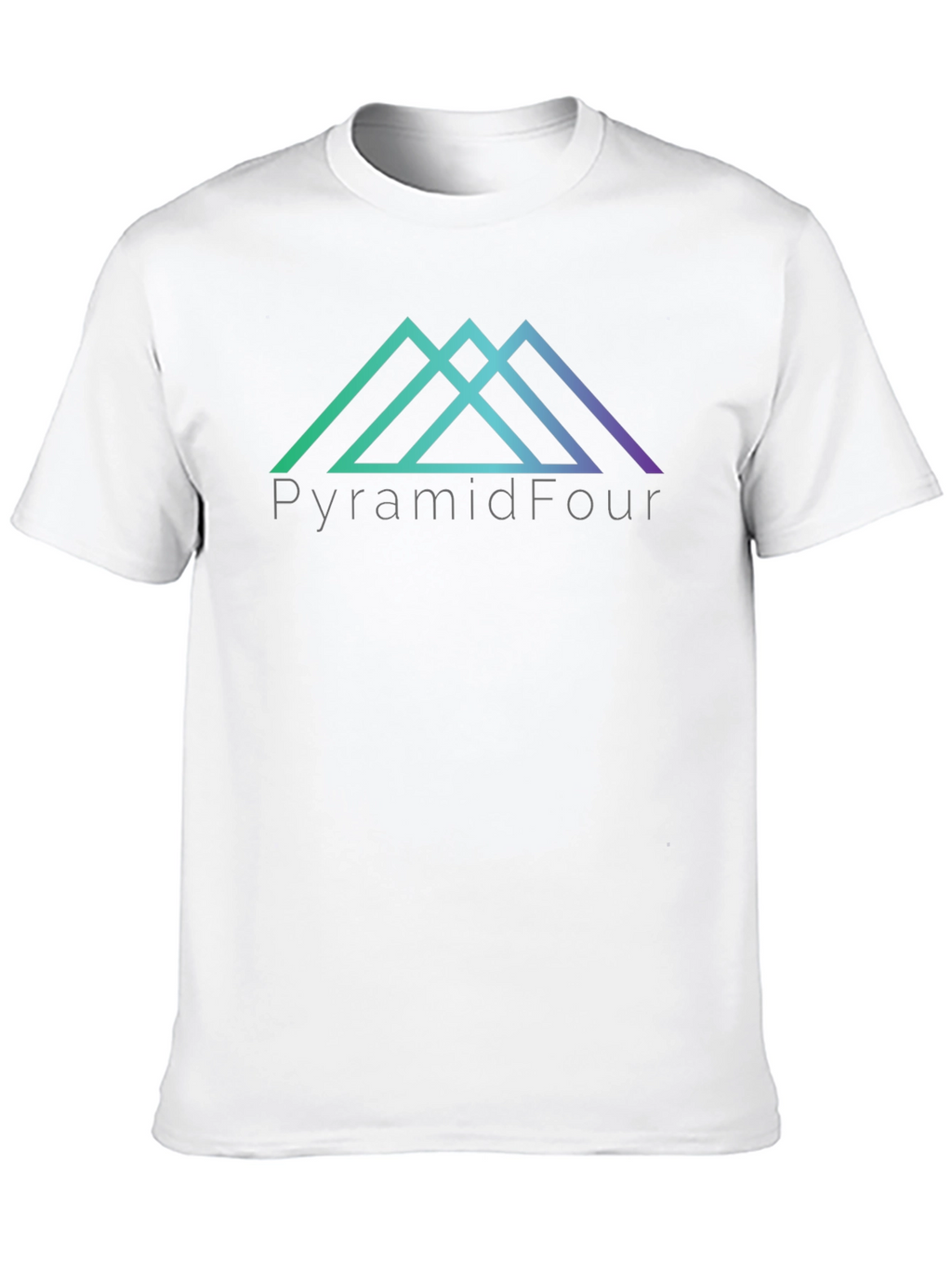 PyramidFour Graphic Black Tee