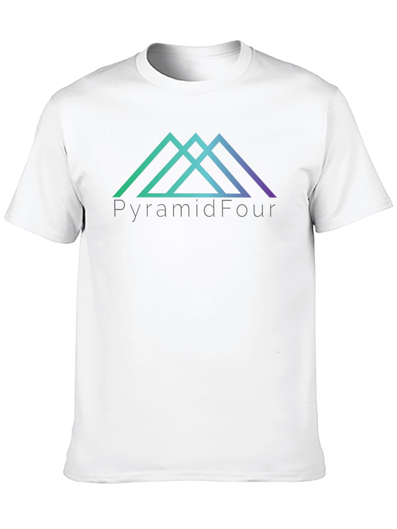 PyramidFour Graphic Black Tee