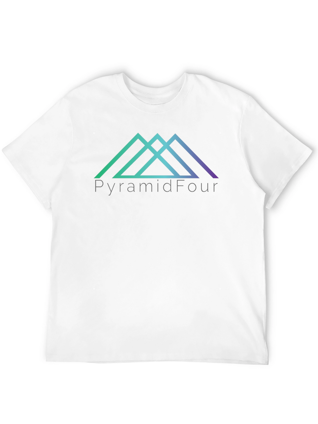 PyramidFour Graphic Black Tee