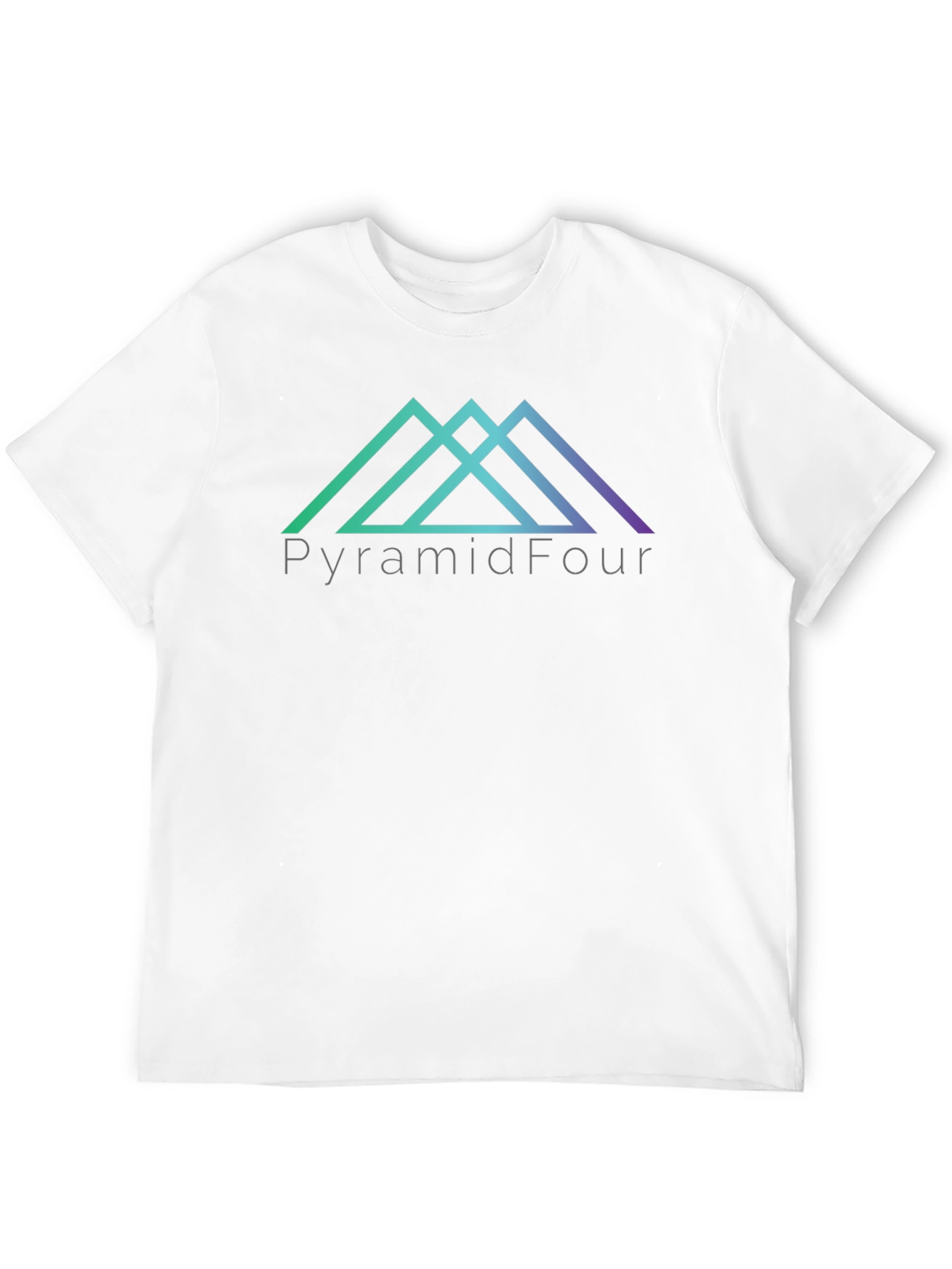 PyramidFour Graphic Black Tee