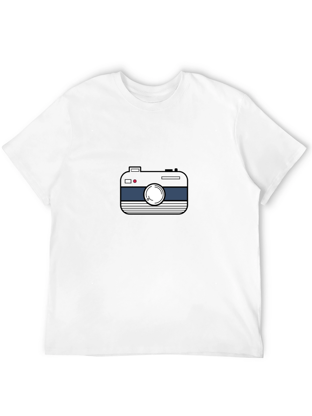 Retro Camera Graphic Black Tee