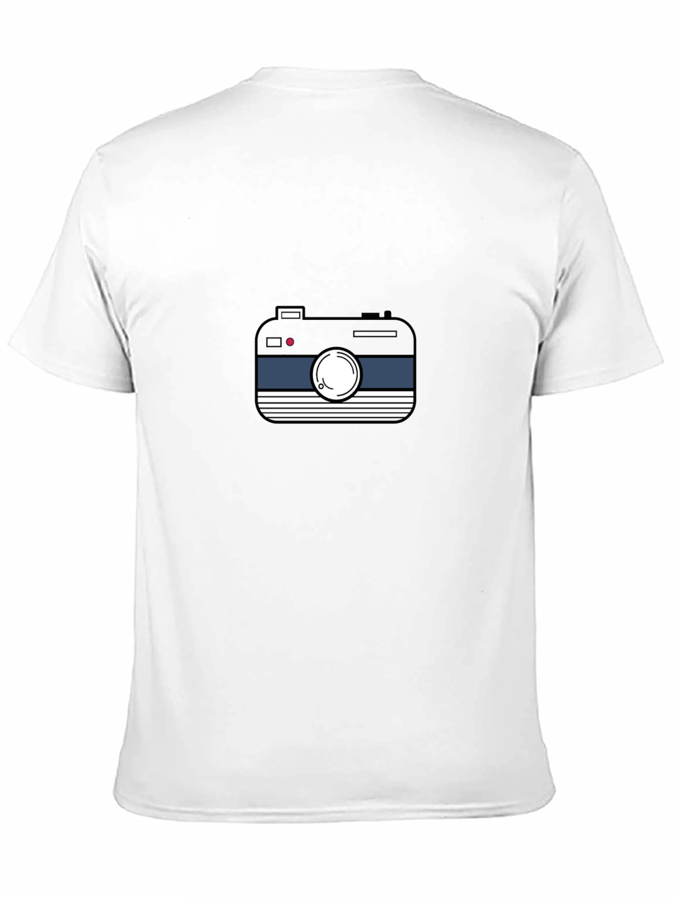 Retro Camera Graphic Black Tee