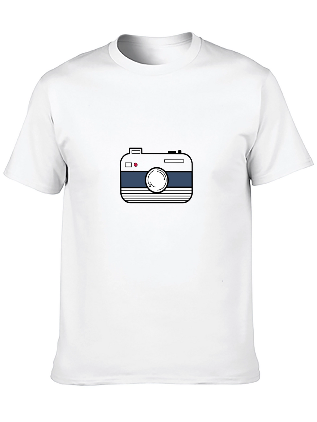 Retro Camera Graphic Black Tee