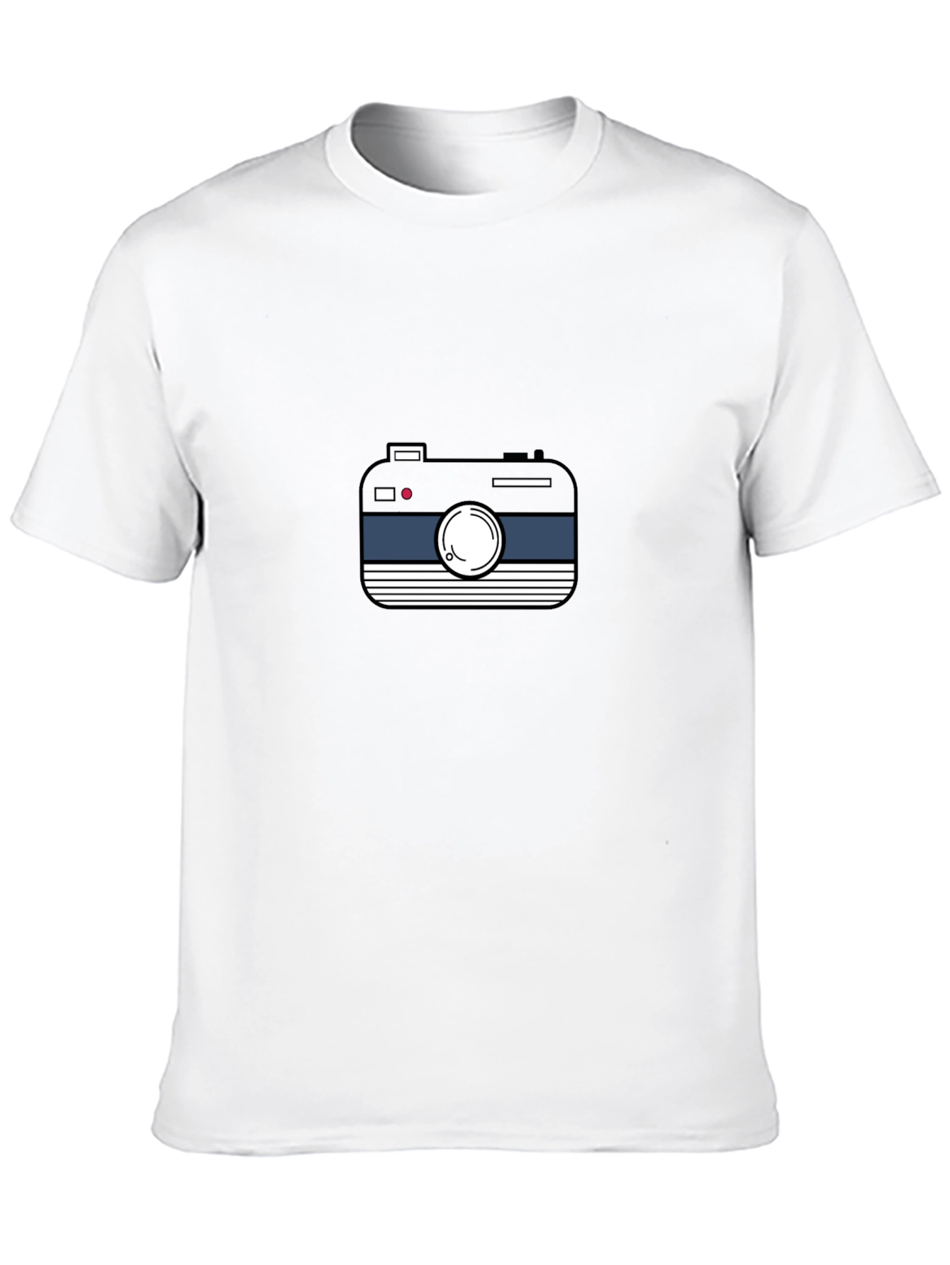 Retro Camera Graphic Black Tee