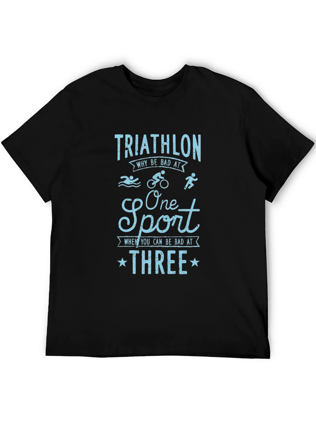 Triathlon Humor Graphic T-Shirt