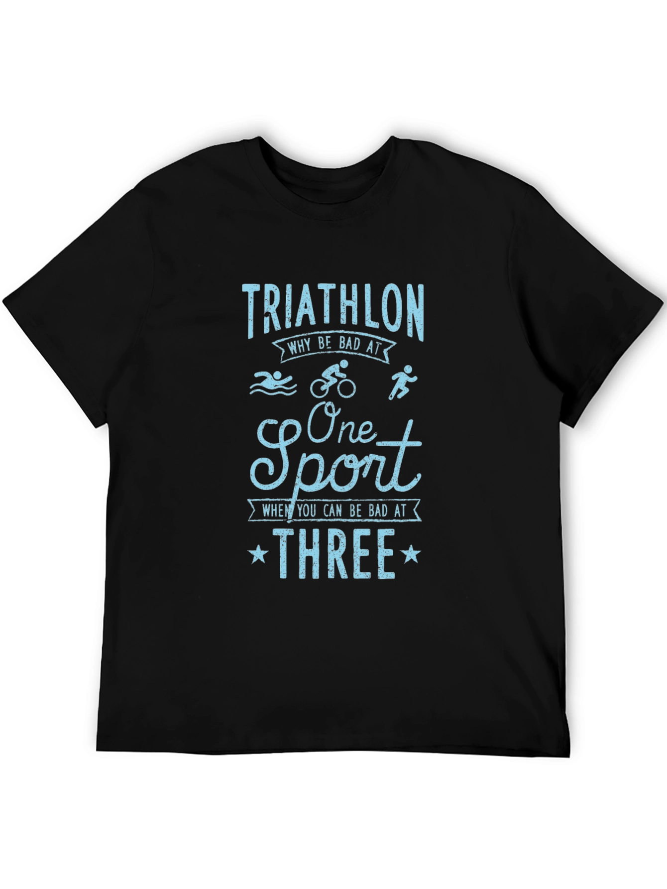 Triathlon Humor Graphic T-Shirt