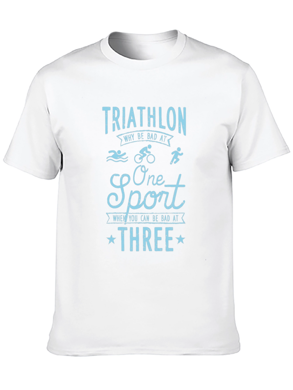 Triathlon Humor Graphic T-Shirt
