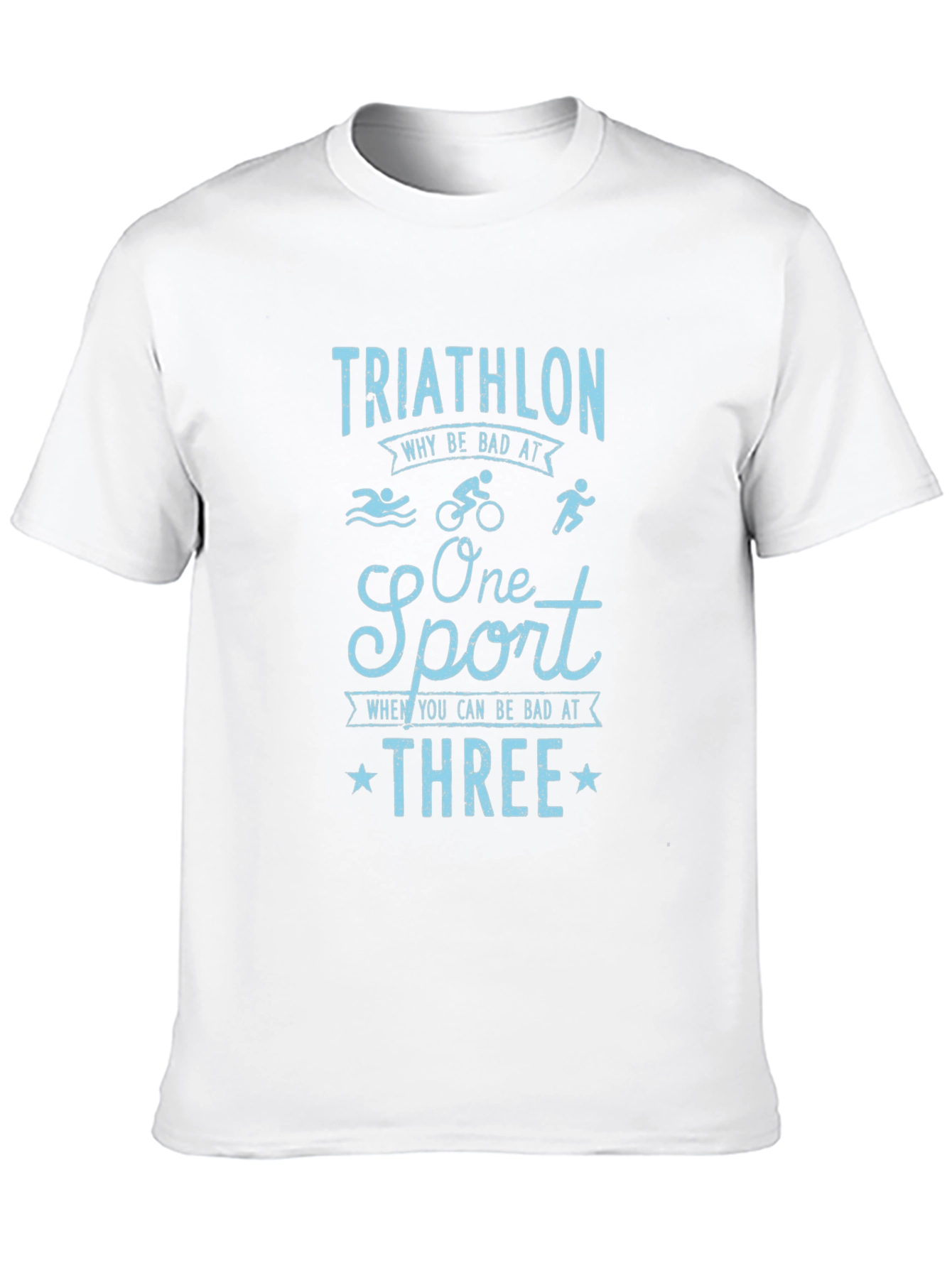 Triathlon Humor Graphic T-Shirt