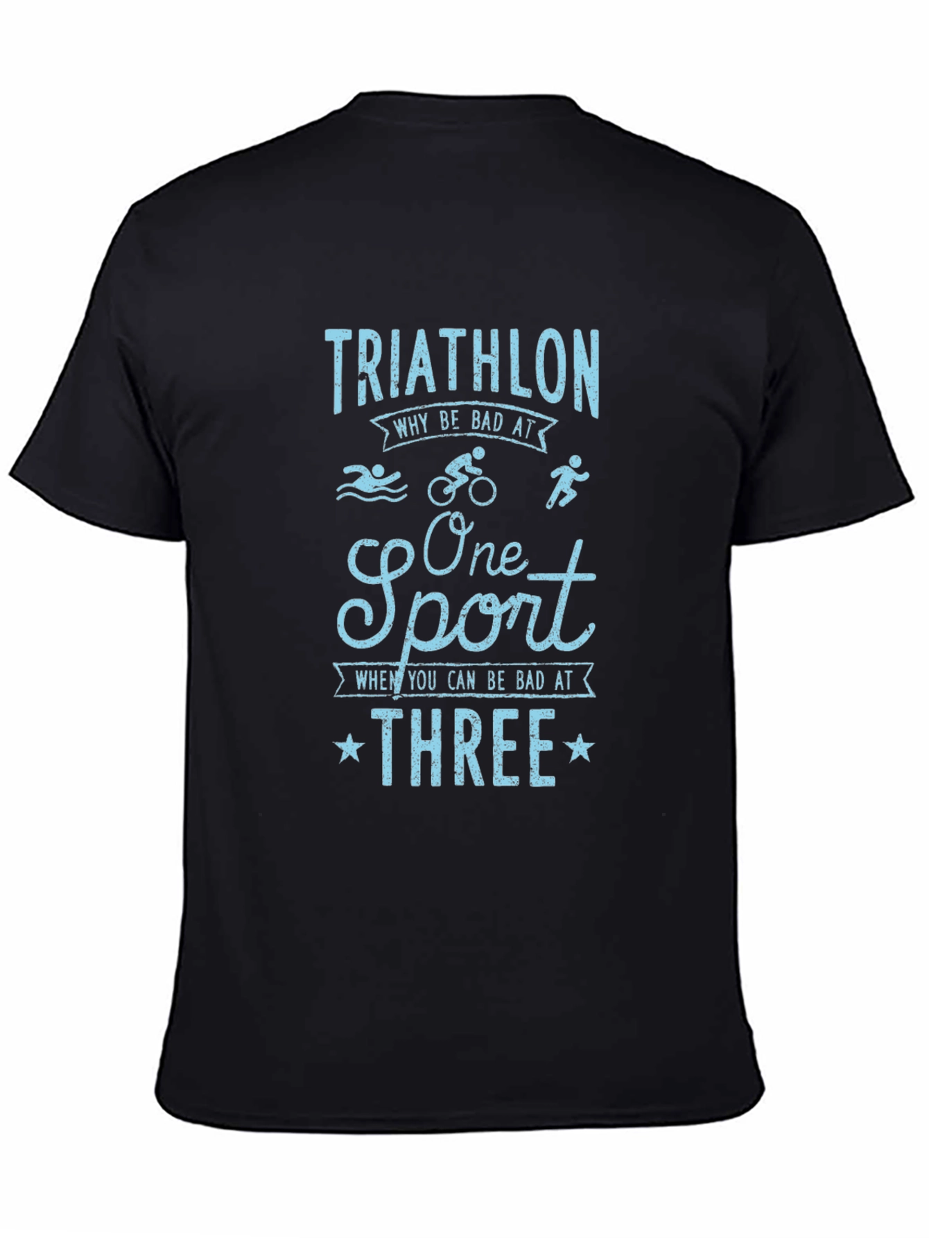 Triathlon Humor Graphic T-Shirt