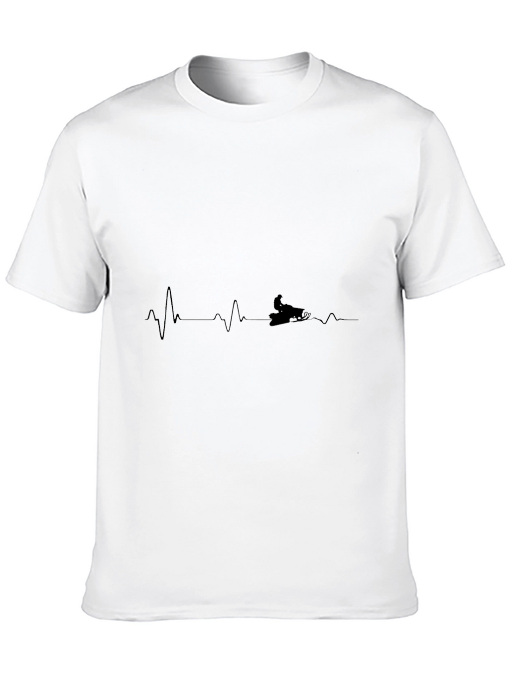 Snowmobile Heartbeat T-Shirt