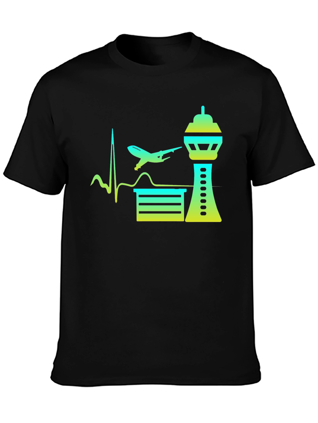 Aviation Heartbeat T-Shirt - Airport Love Tee