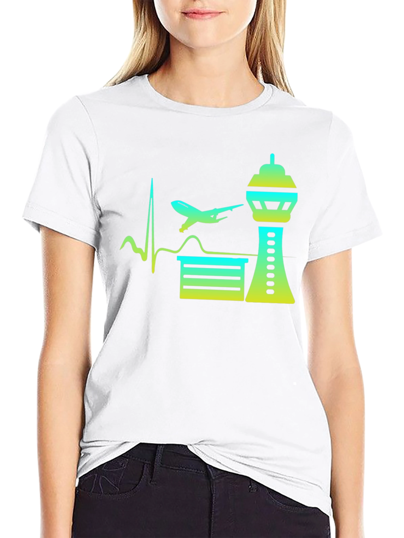 Aviation Heartbeat T-Shirt - Airport Love Tee