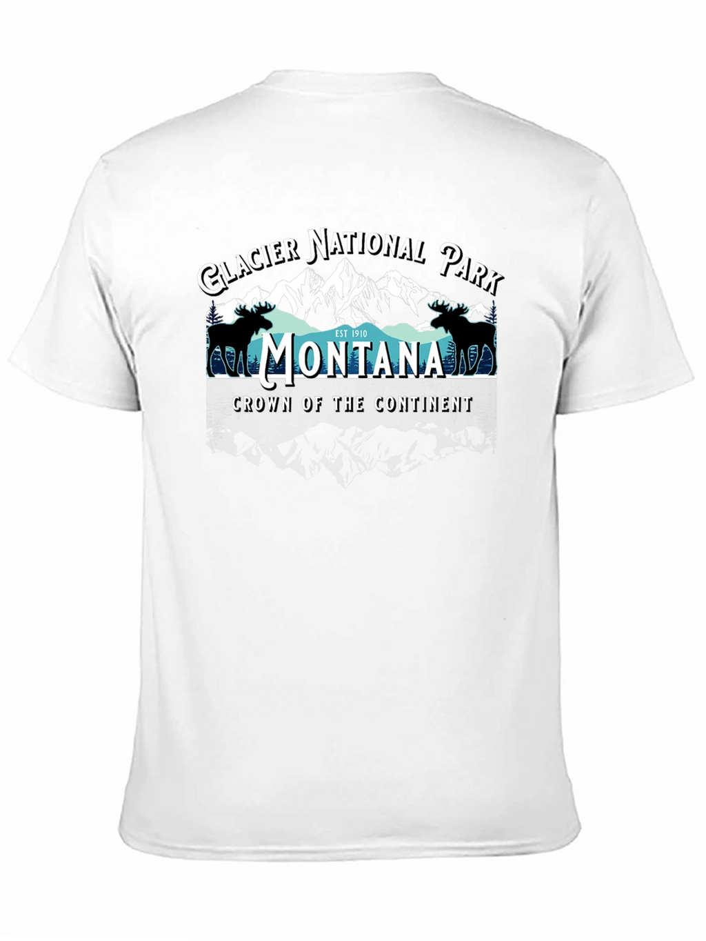 Glacier National Park Montana Graphic Tee