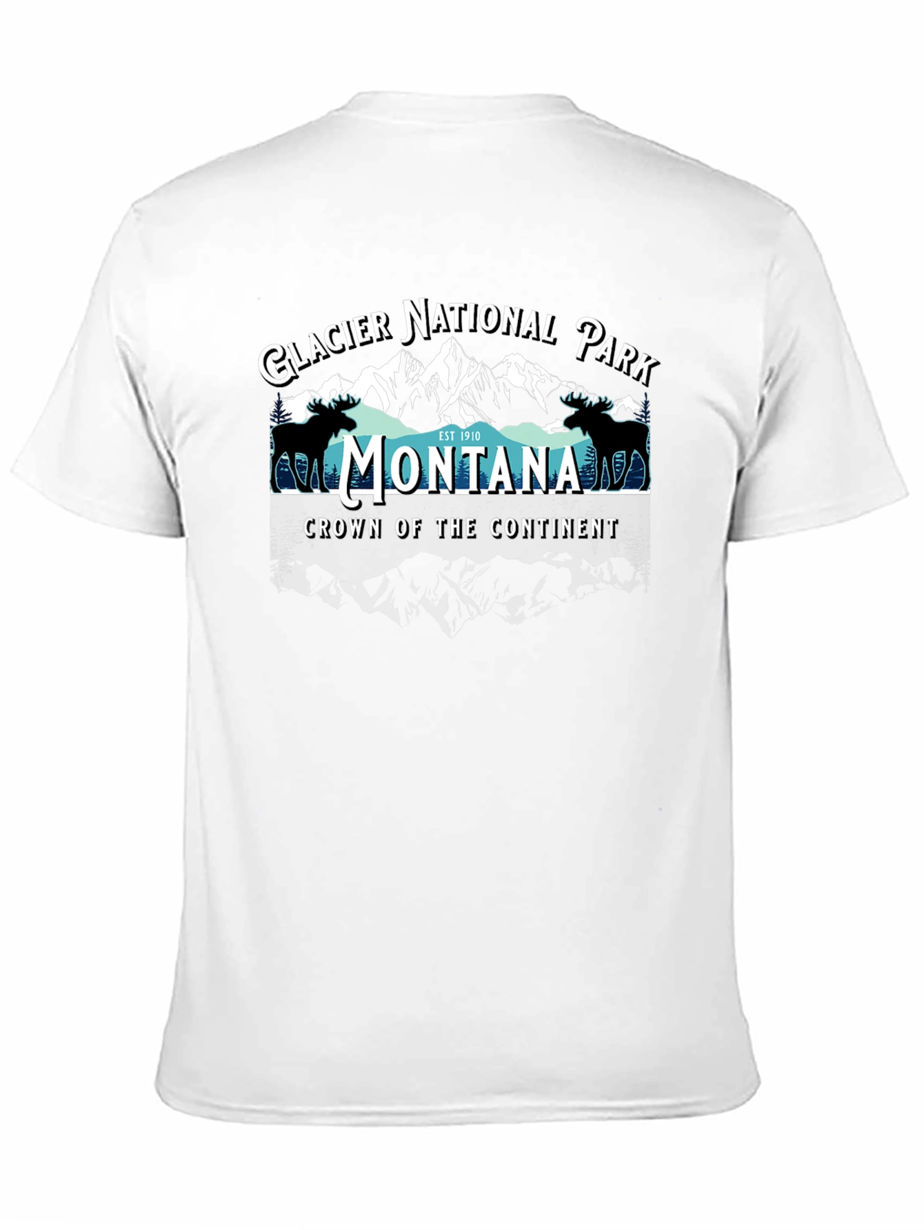 Glacier National Park Montana Graphic Tee