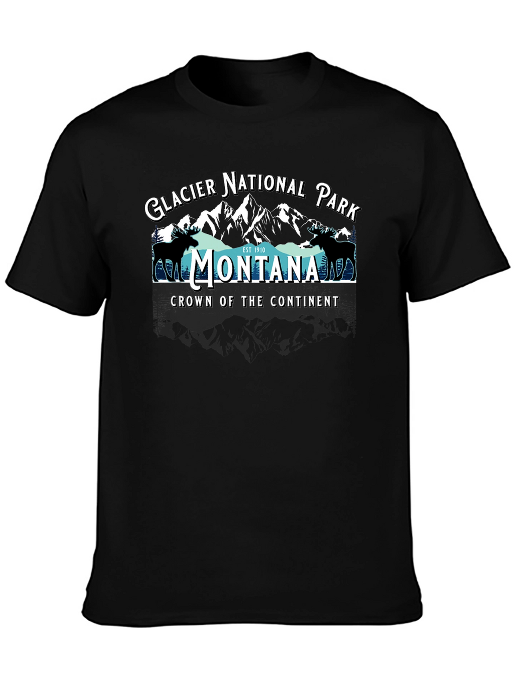 Glacier National Park Montana Graphic Tee