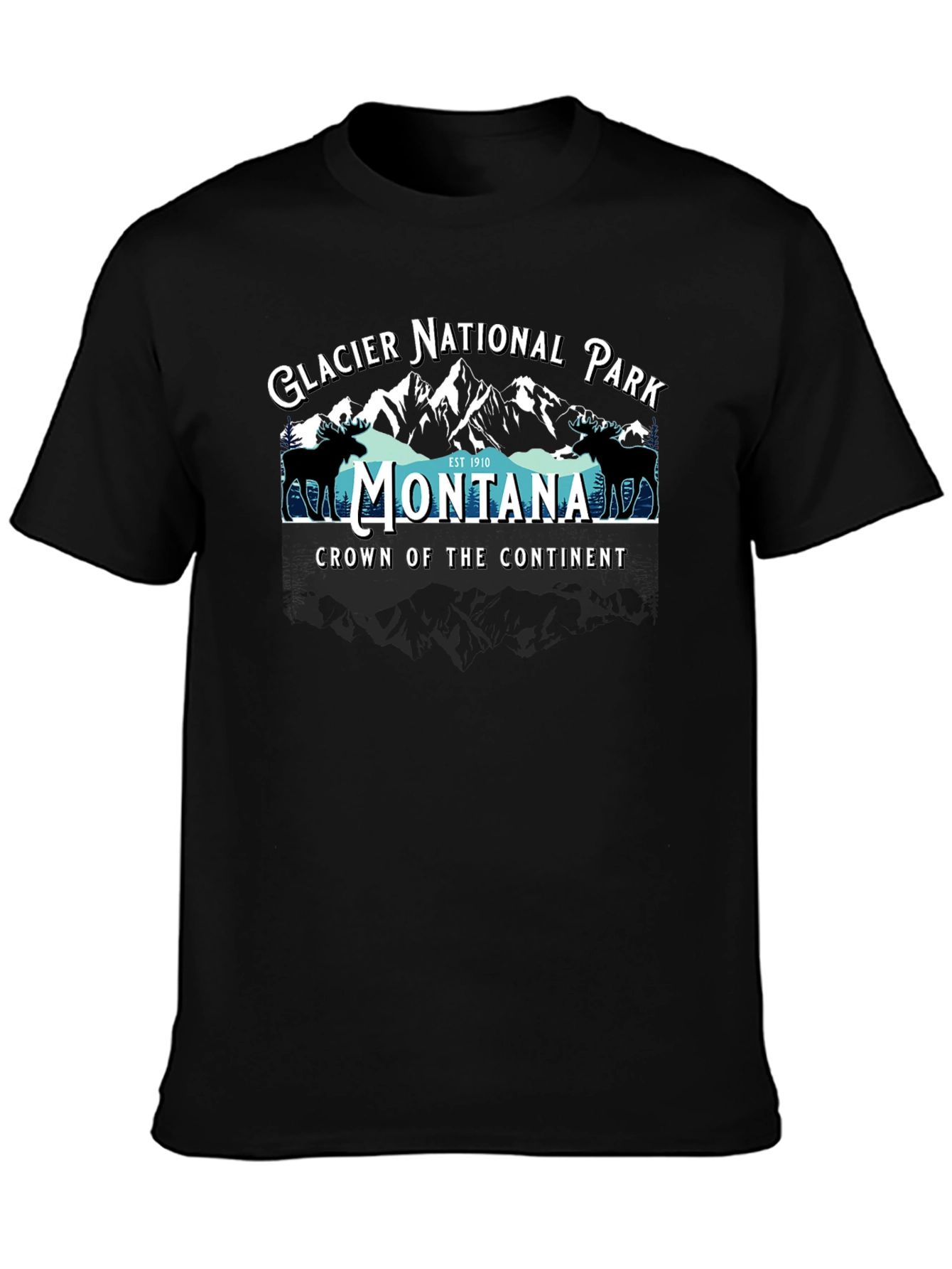 Glacier National Park Montana Graphic Tee
