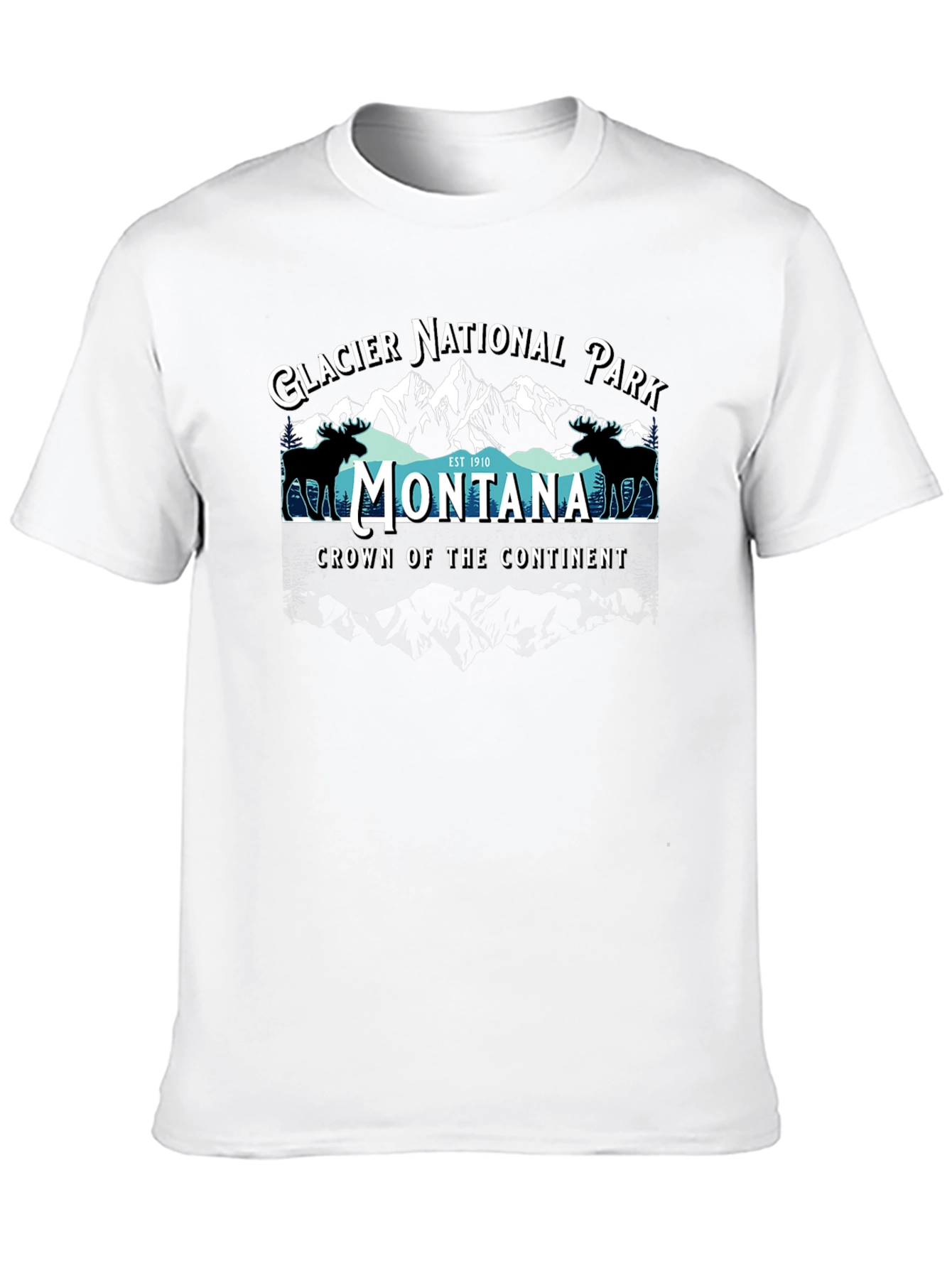 Glacier National Park Montana Graphic Tee