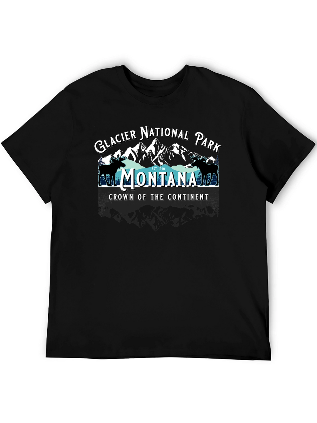 Glacier National Park Montana Graphic Tee