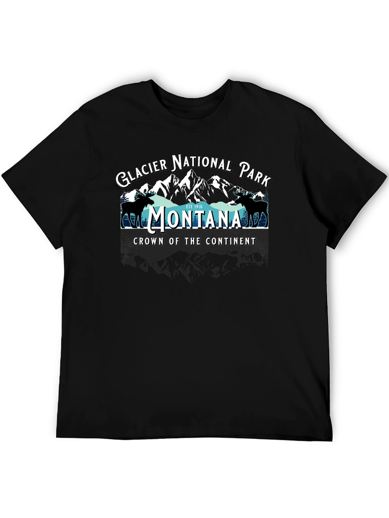 Glacier National Park Montana Graphic Tee