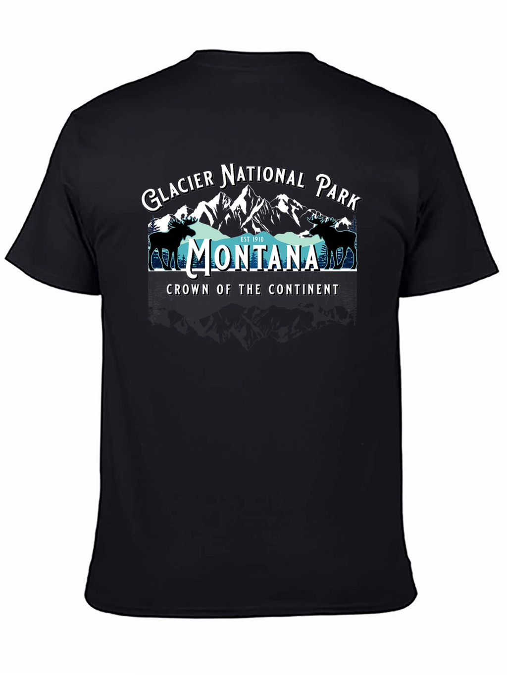 Glacier National Park Montana Graphic Tee