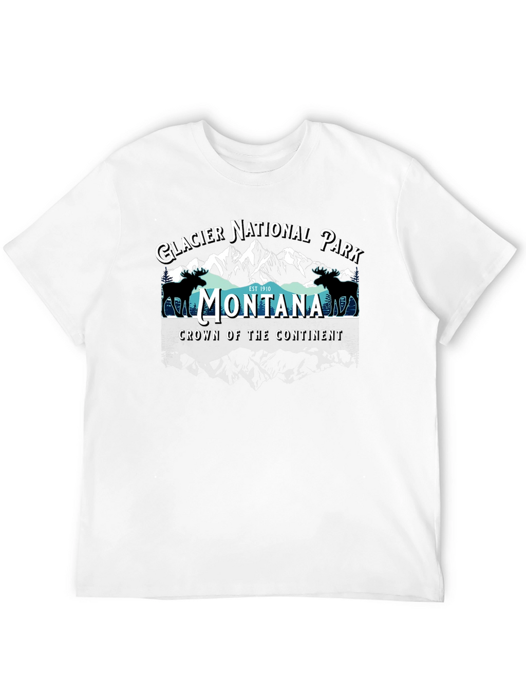 Glacier National Park Montana Graphic Tee