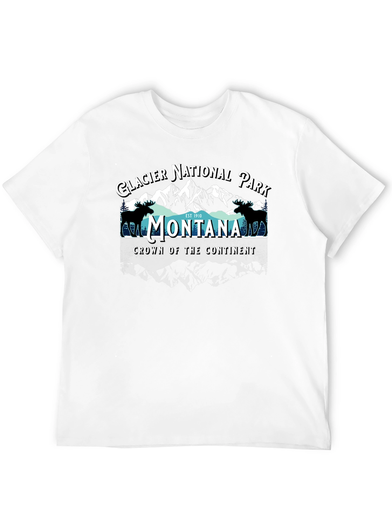Glacier National Park Montana Graphic Tee