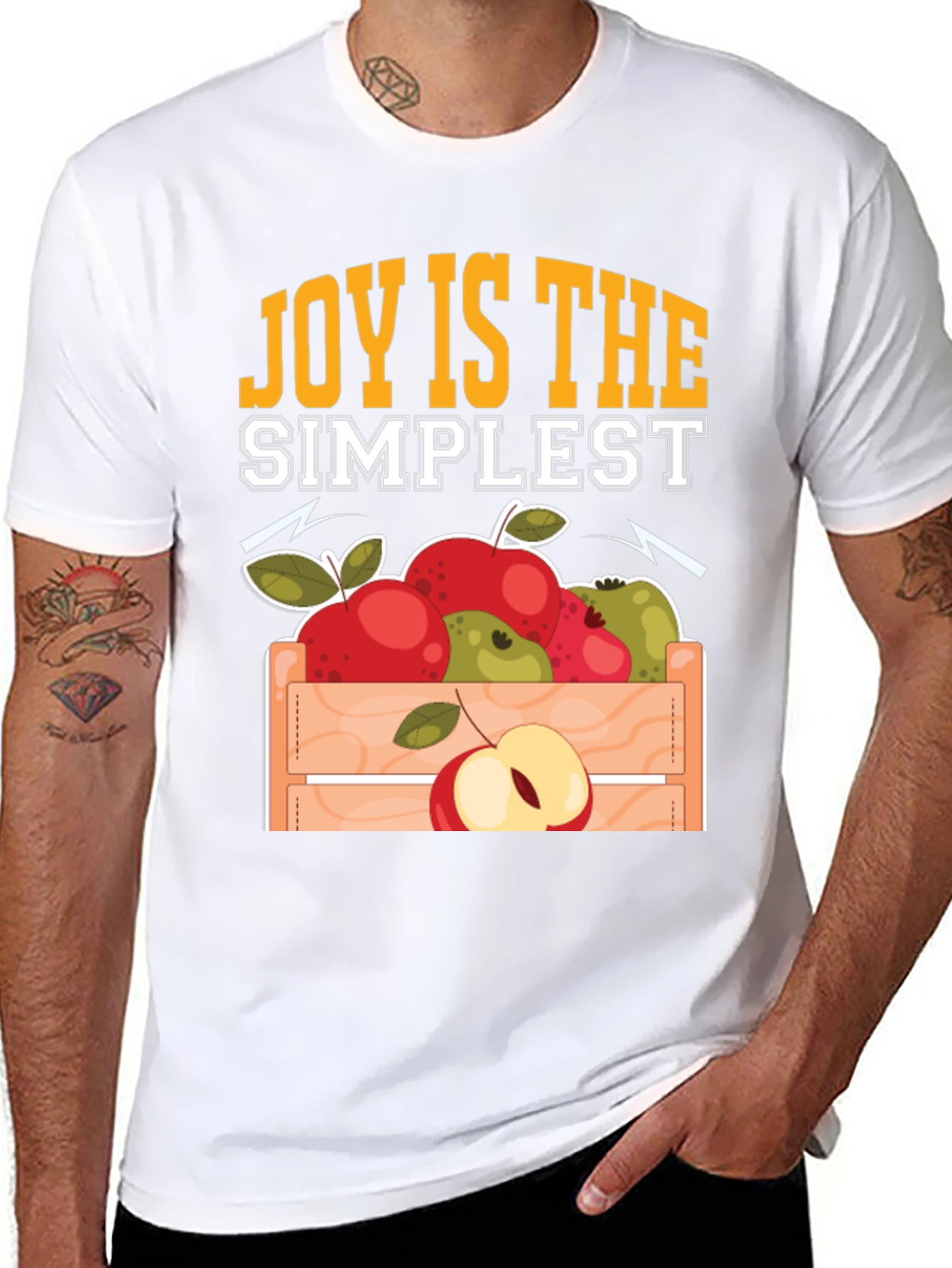 Joy Is The Simplest Apple Crate T-Shirt