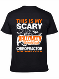 Scary Halloween Chiropractor T-Shirt