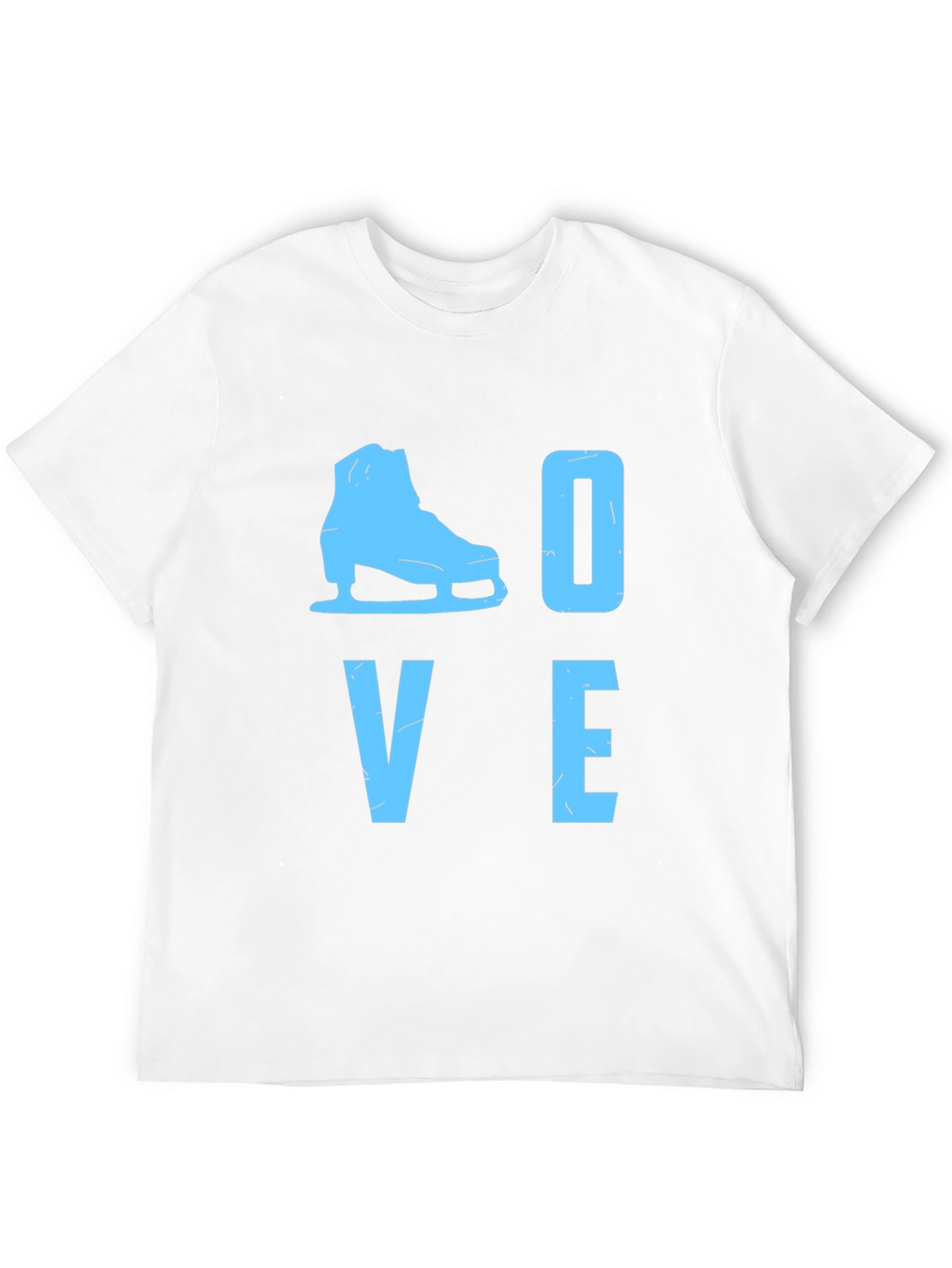 Love Ice Skating Black T-Shirt