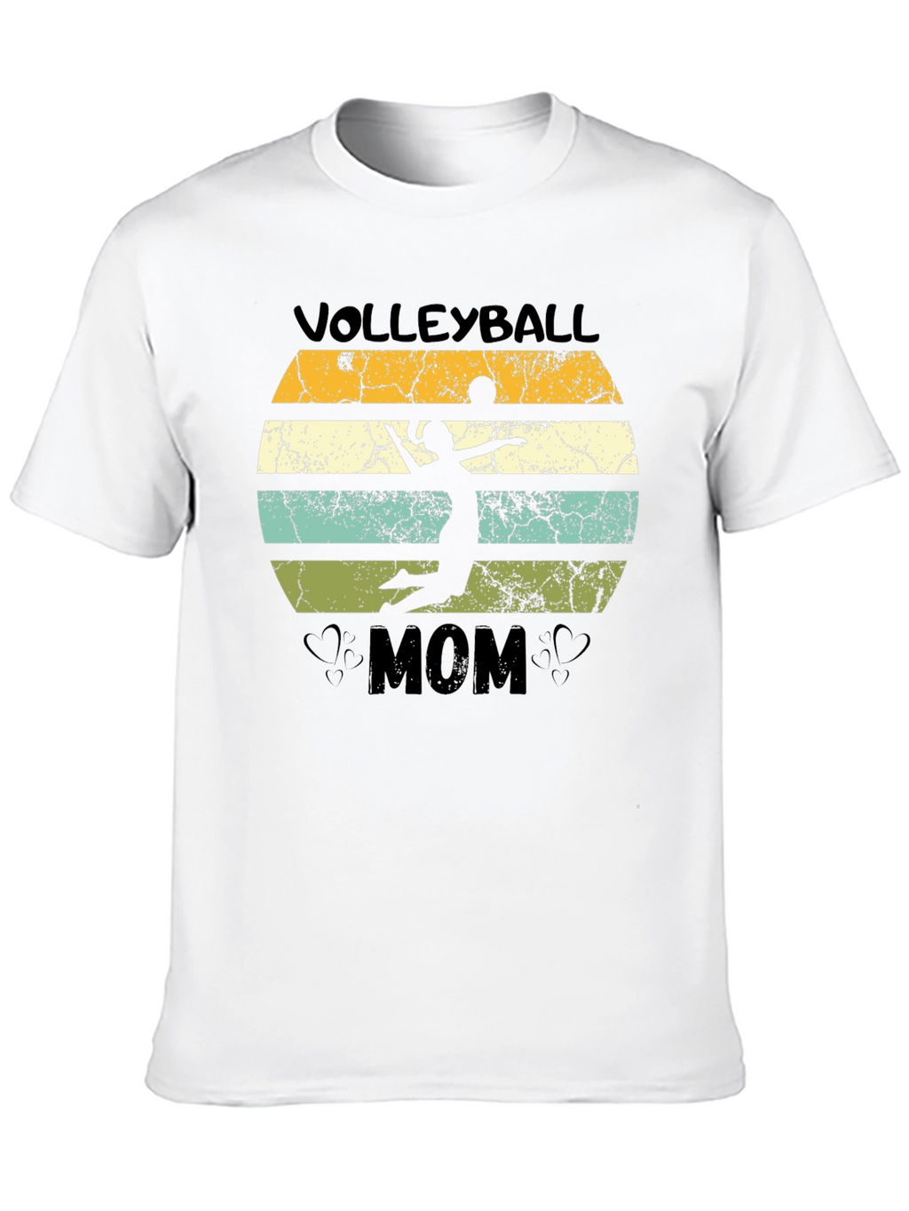 Volleyball Mom Retro Graphic Tee