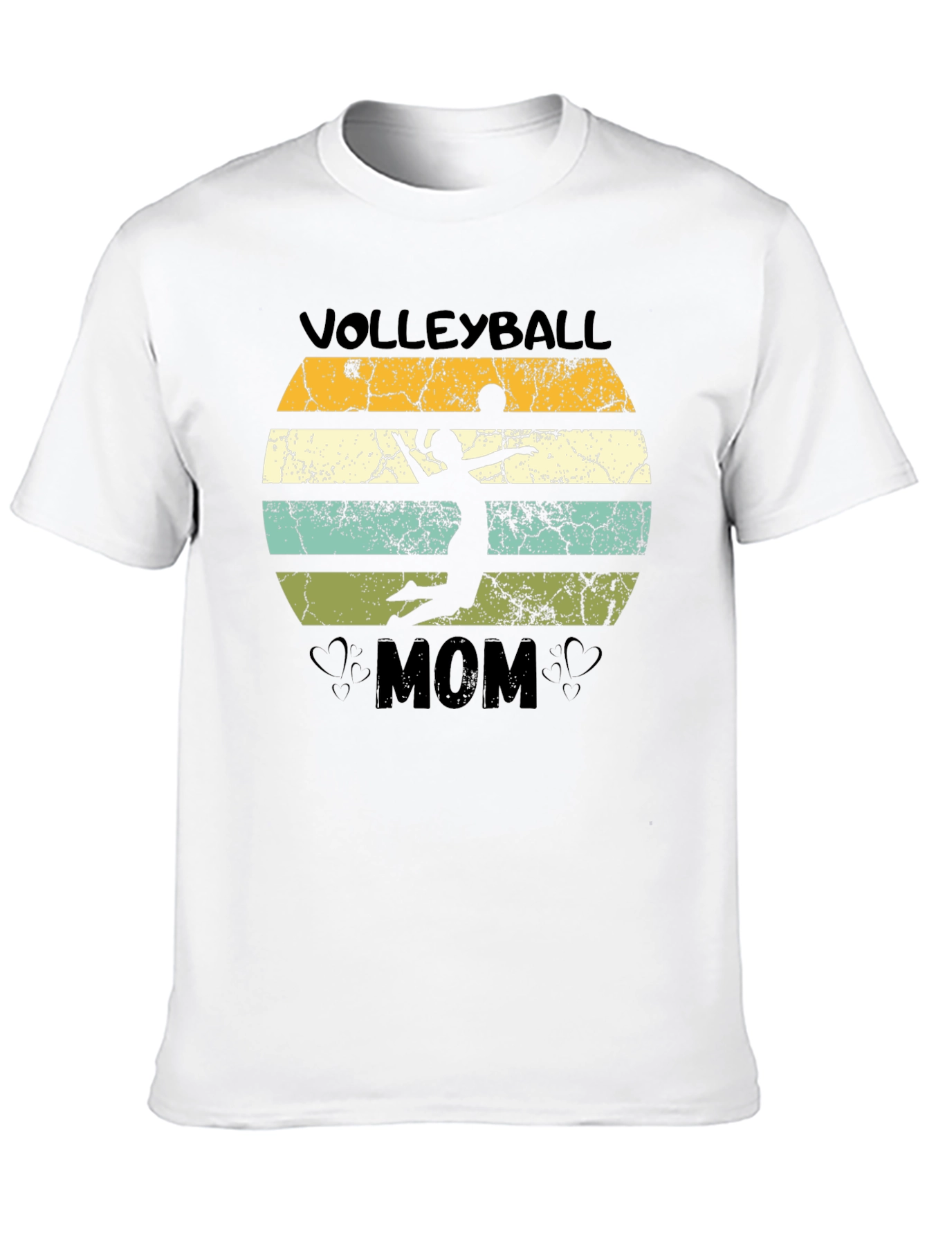 Volleyball Mom Retro Graphic Tee