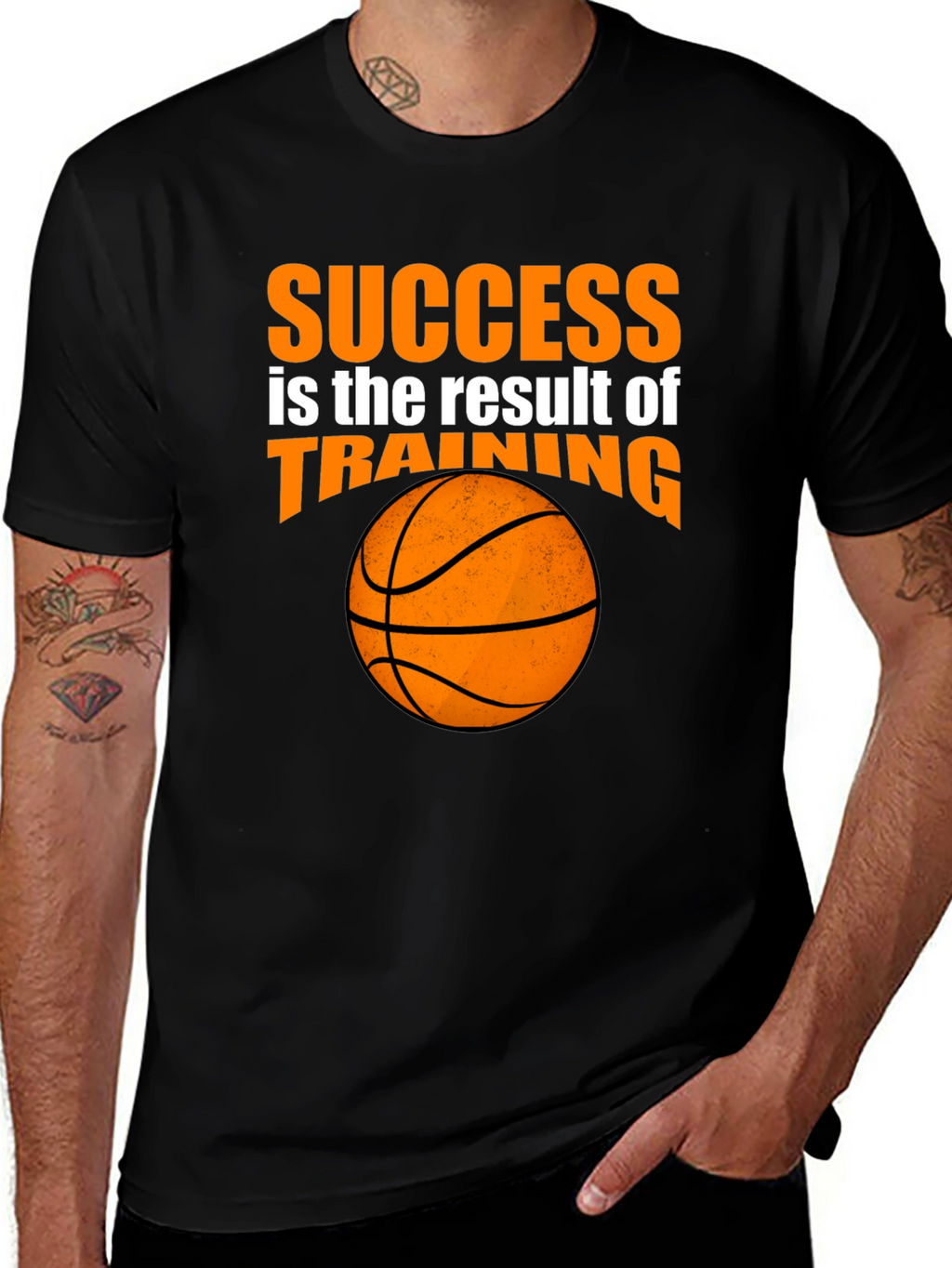 Success Basketball Training Graphic Tee