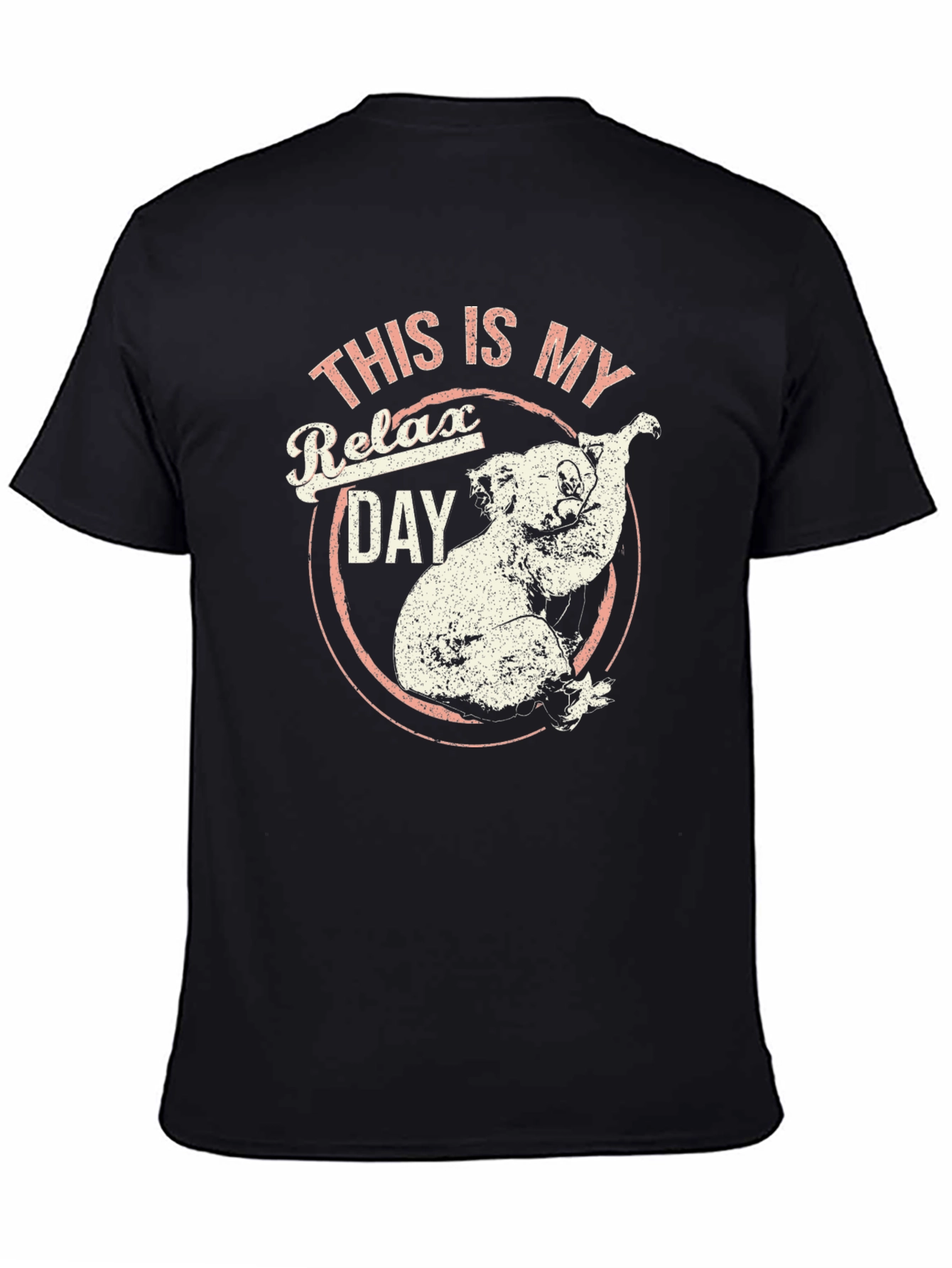 Relax Day Koala Graphic T-Shirt - Soft Cotton Tee