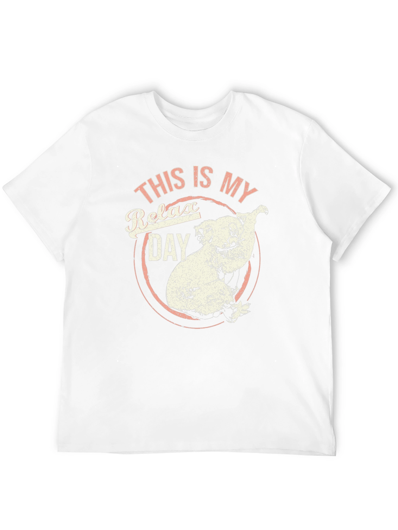 Relax Day Koala Graphic T-Shirt - Soft Cotton Tee