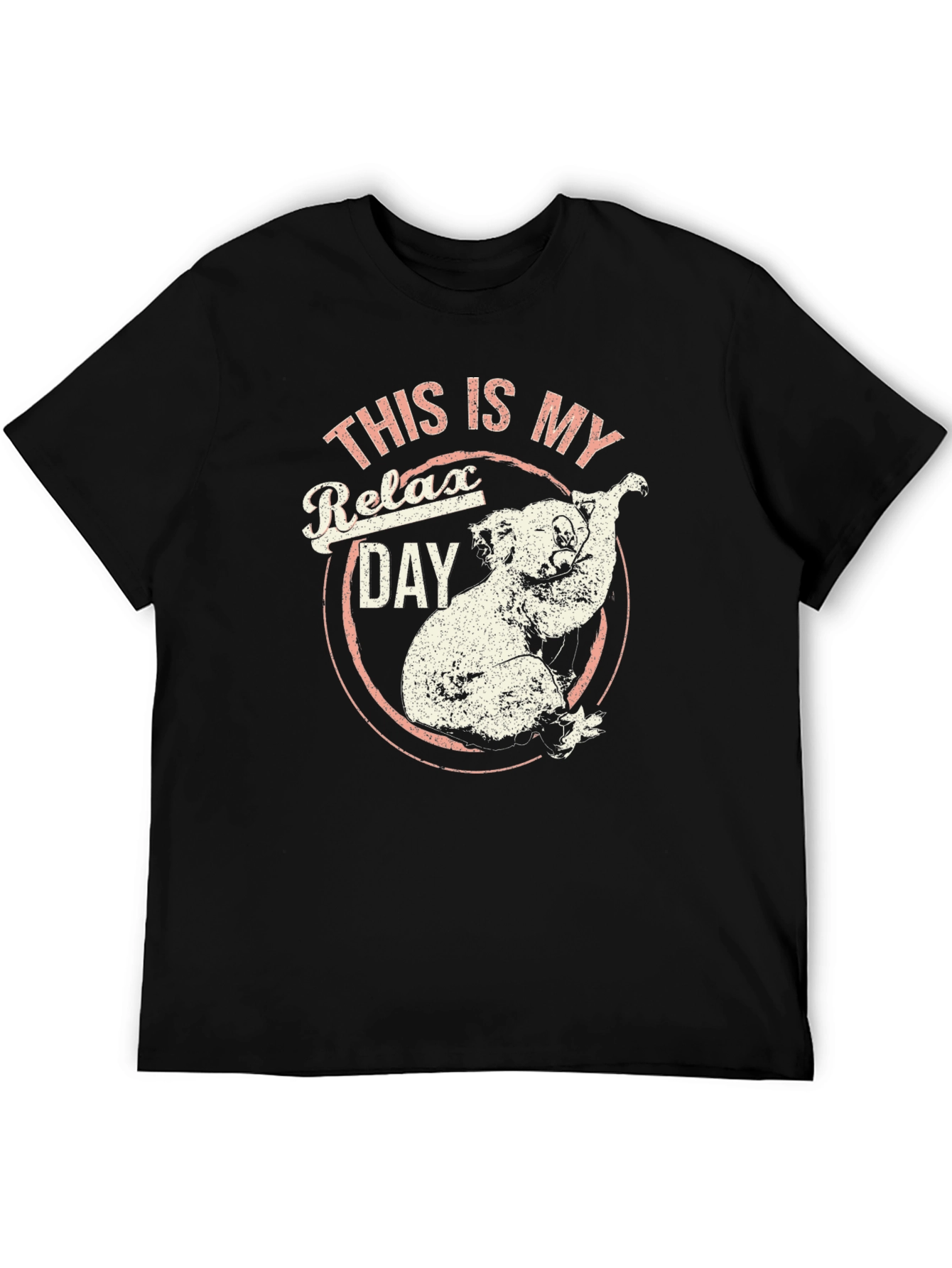 Relax Day Koala Graphic T-Shirt - Soft Cotton Tee