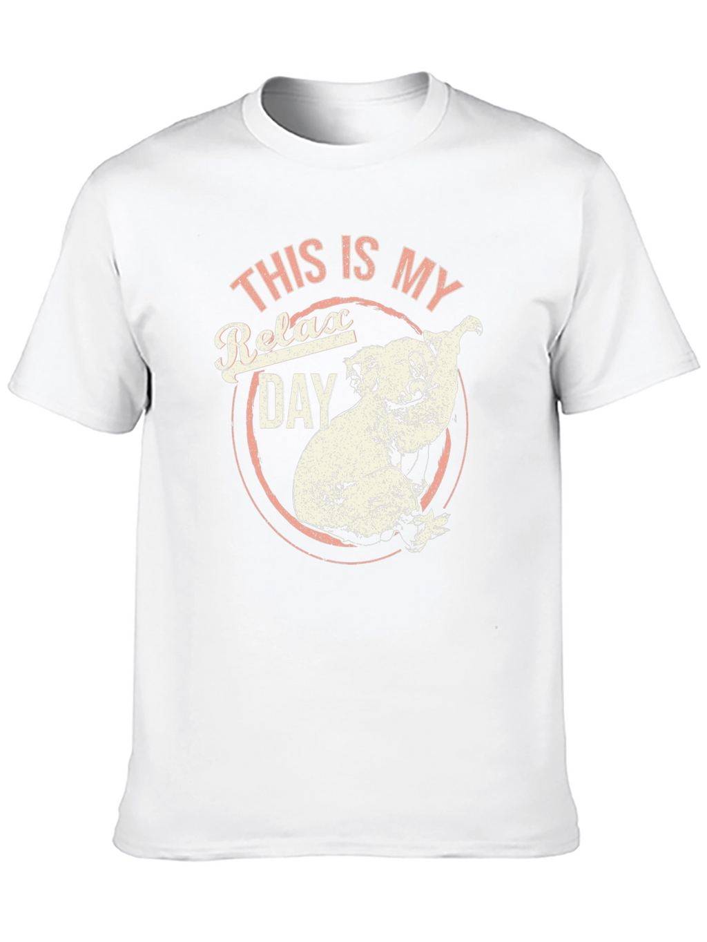 Relax Day Koala Graphic T-Shirt - Soft Cotton Tee