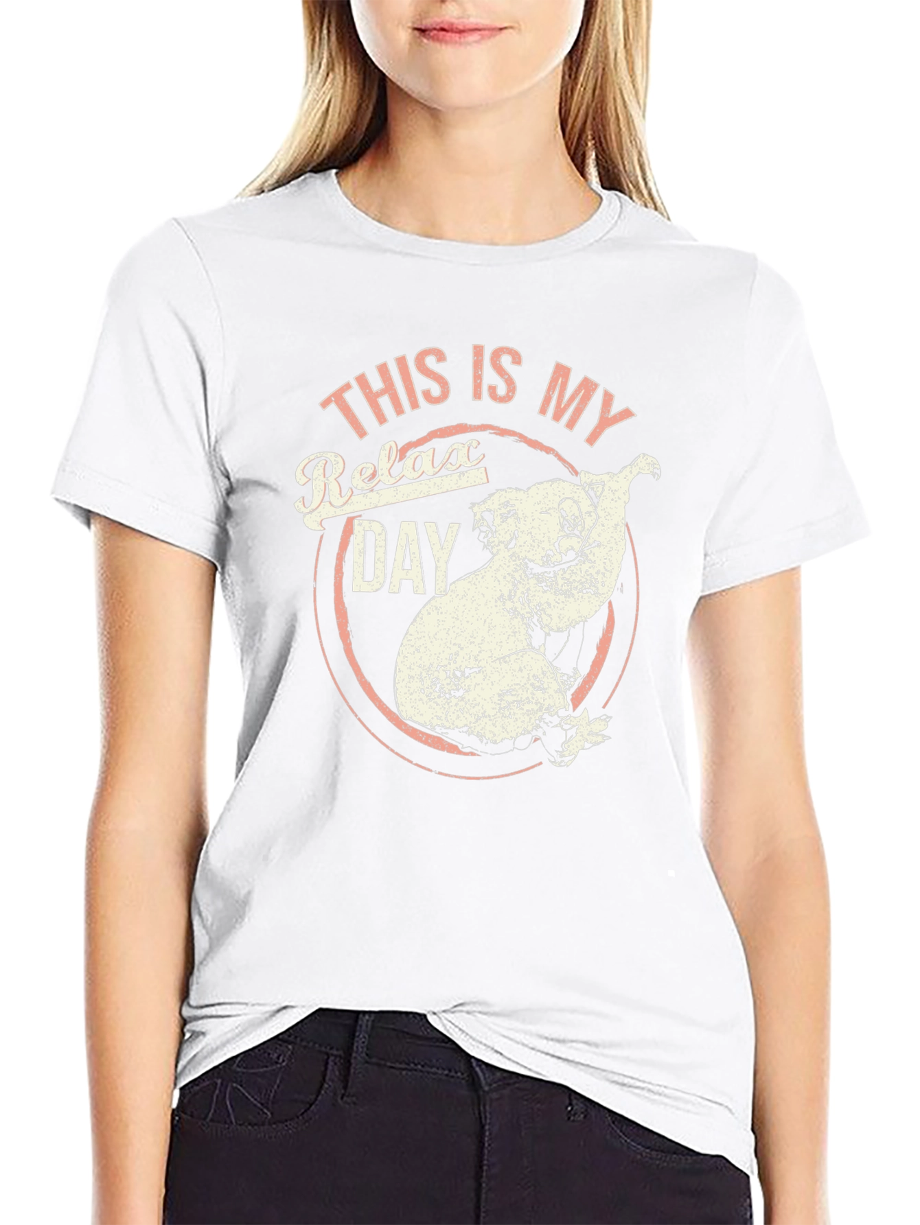 Relax Day Koala Graphic T-Shirt - Soft Cotton Tee