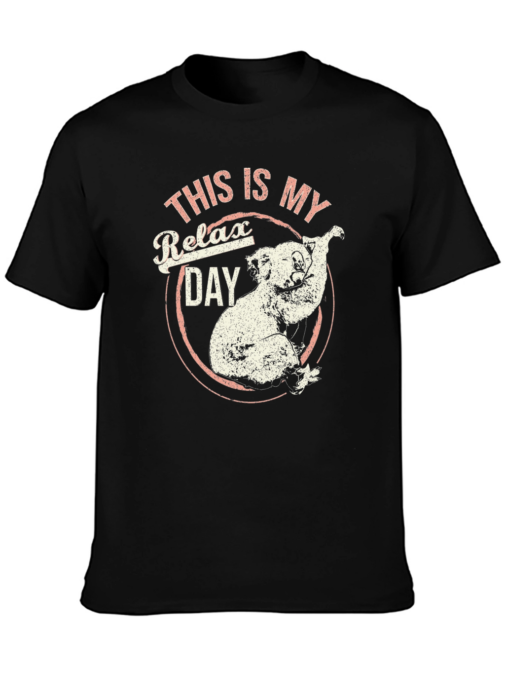 Relax Day Koala Graphic T-Shirt - Soft Cotton Tee